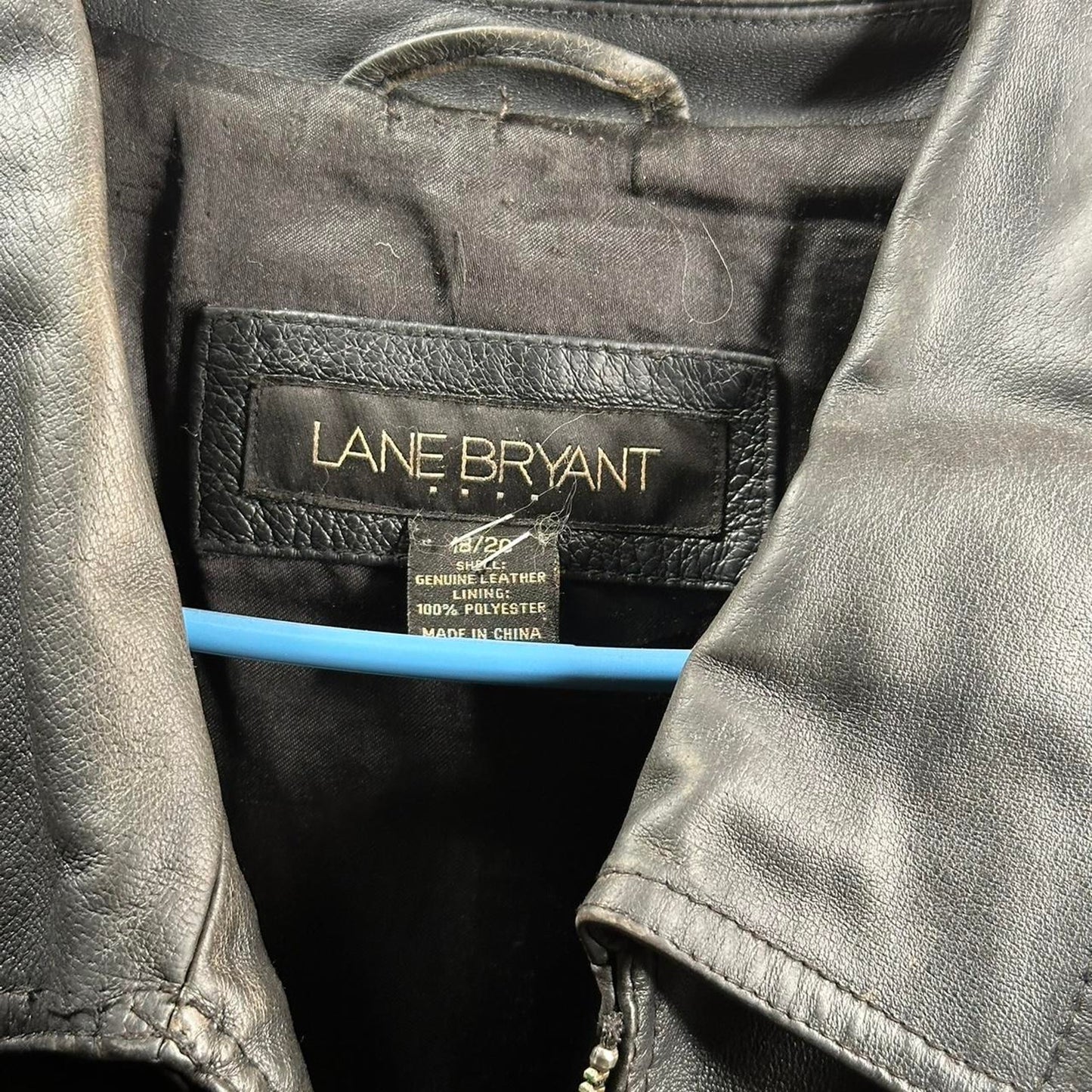 Lane Bryant Black Genuine Leather Jacket