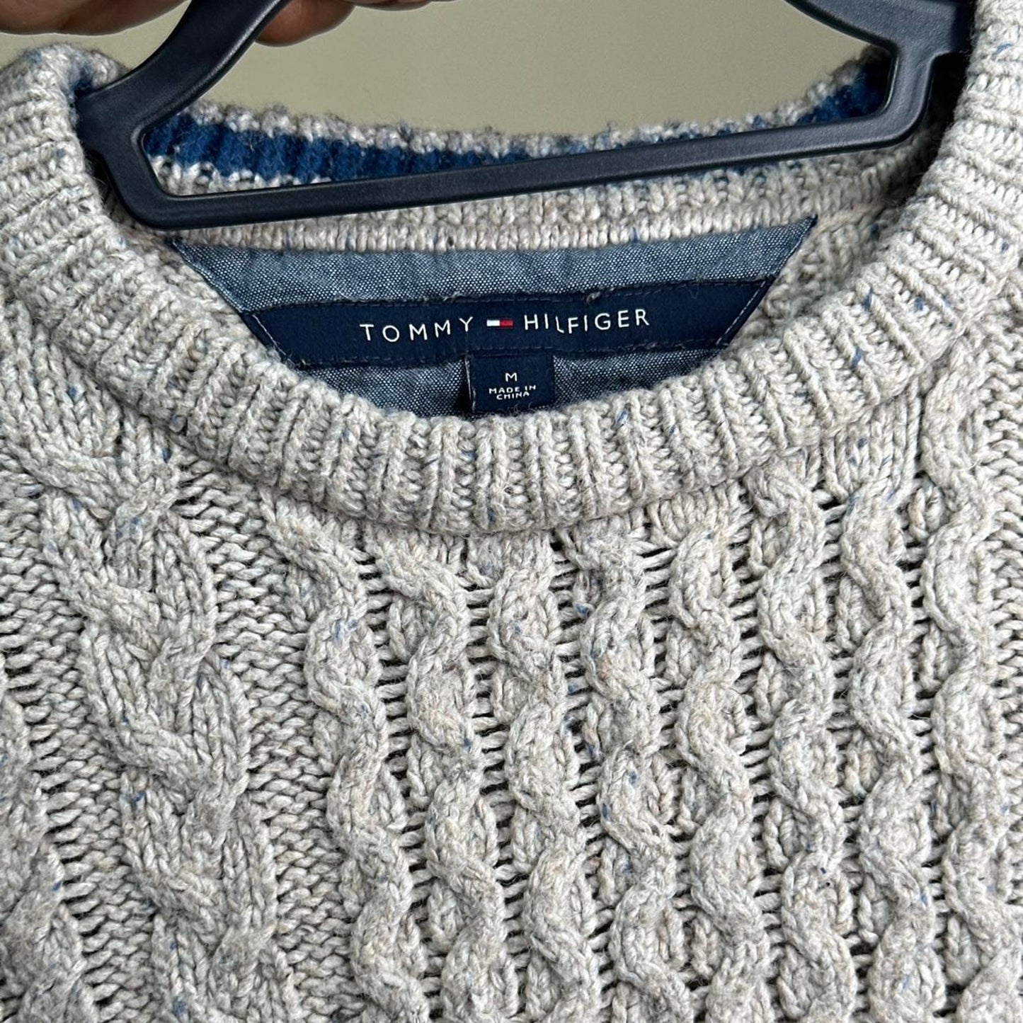 Tommy Hilfiger Off-White Cable Knit Sweater