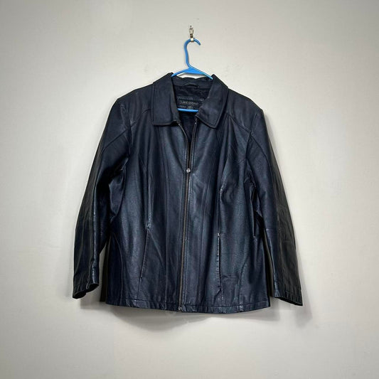 Lane Bryant Black Genuine Leather Jacket